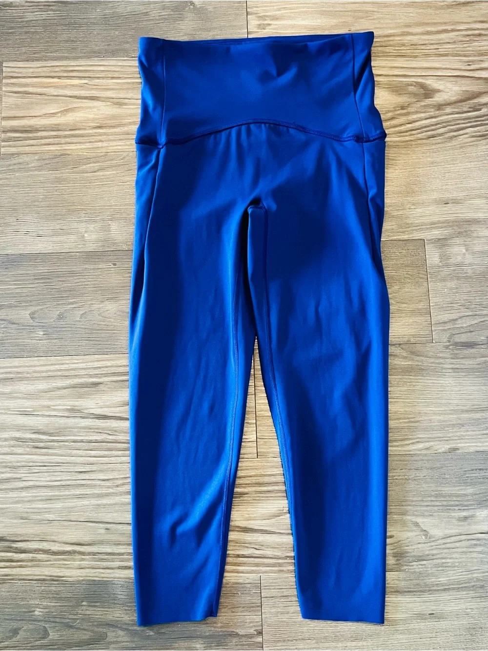 SPANX Booty Boost Pocket Leggings Royal Blue High Rise Size L - Picture 4 of 9